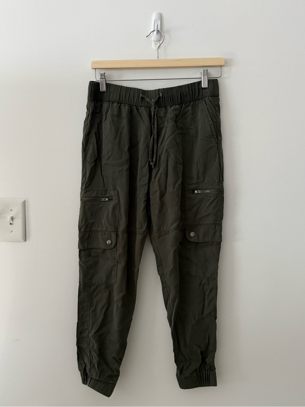 Banana Republic Green Cargo Joggers
